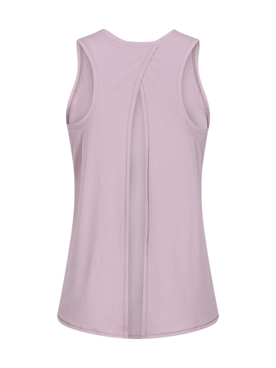 Bowknot Loose Breathable Running Sports Yoga Vest