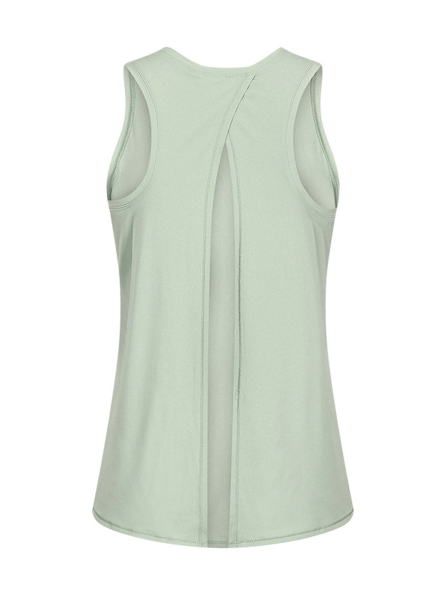 Bowknot Loose Breathable Running Sports Yoga Vest