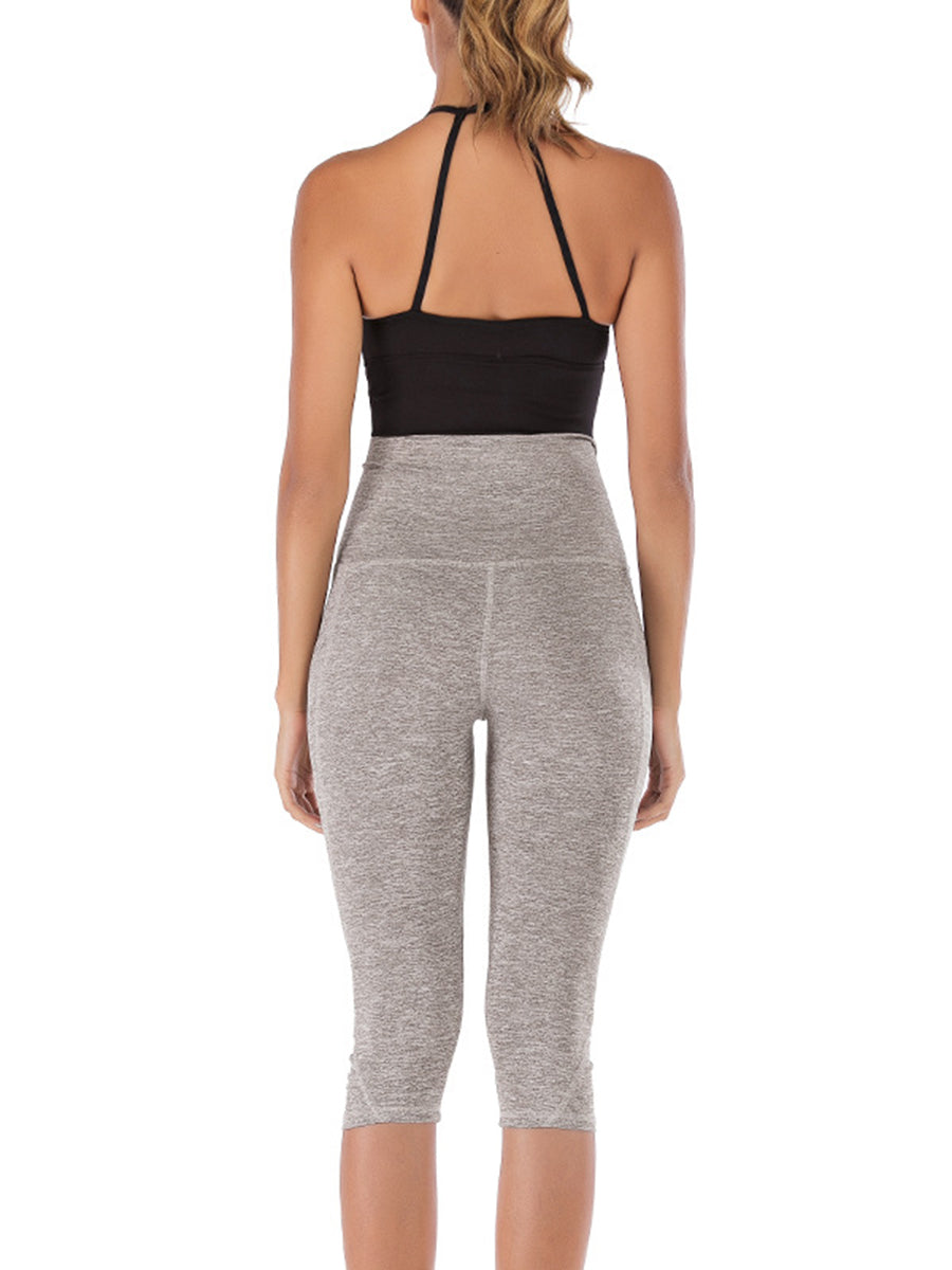 Maternity Solid Color Base Sports Yoga Pants