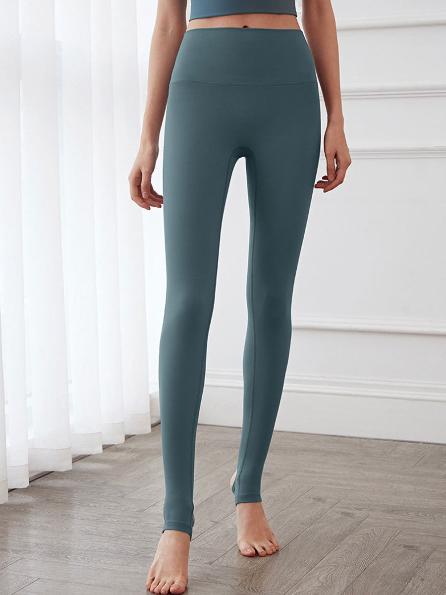 Yoga Exercise Step On High Elastic Fitness Pants