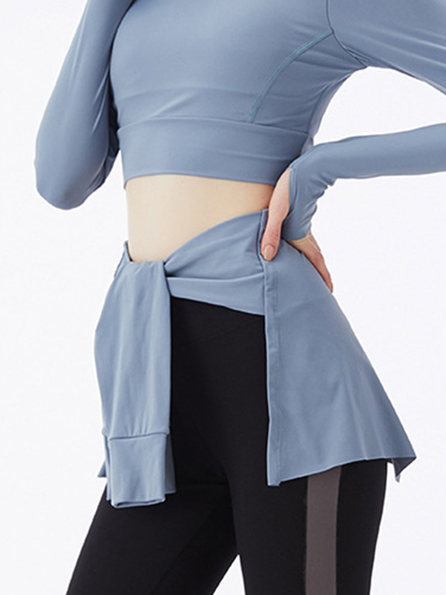 Fitness Sports Yoga One Piece Short Safety Skirt